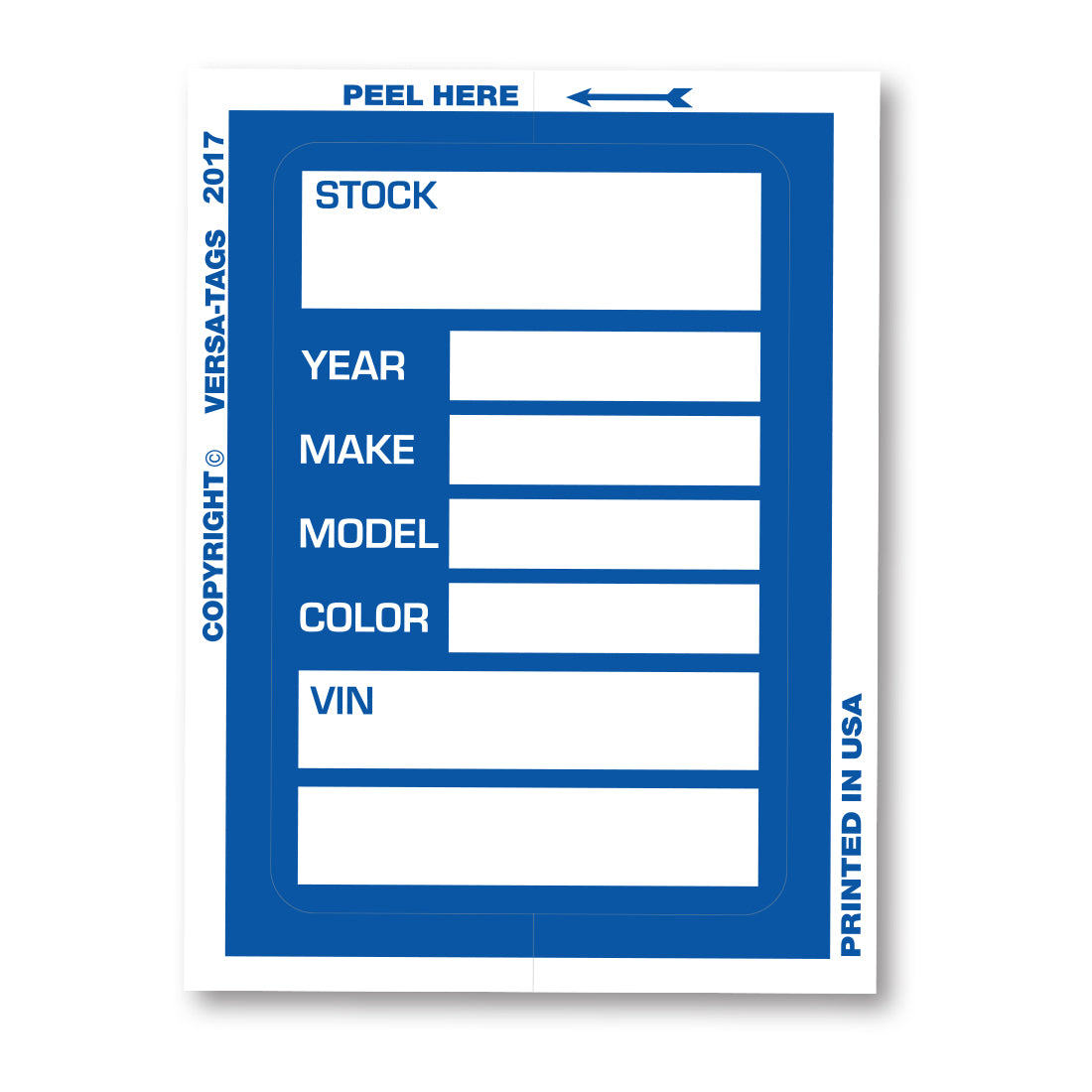 KLEER-BAK™  Stock Stickers
