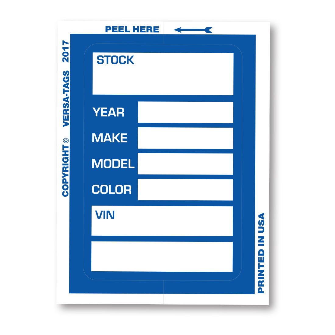 KLEER-BAK™ Stock Stickers