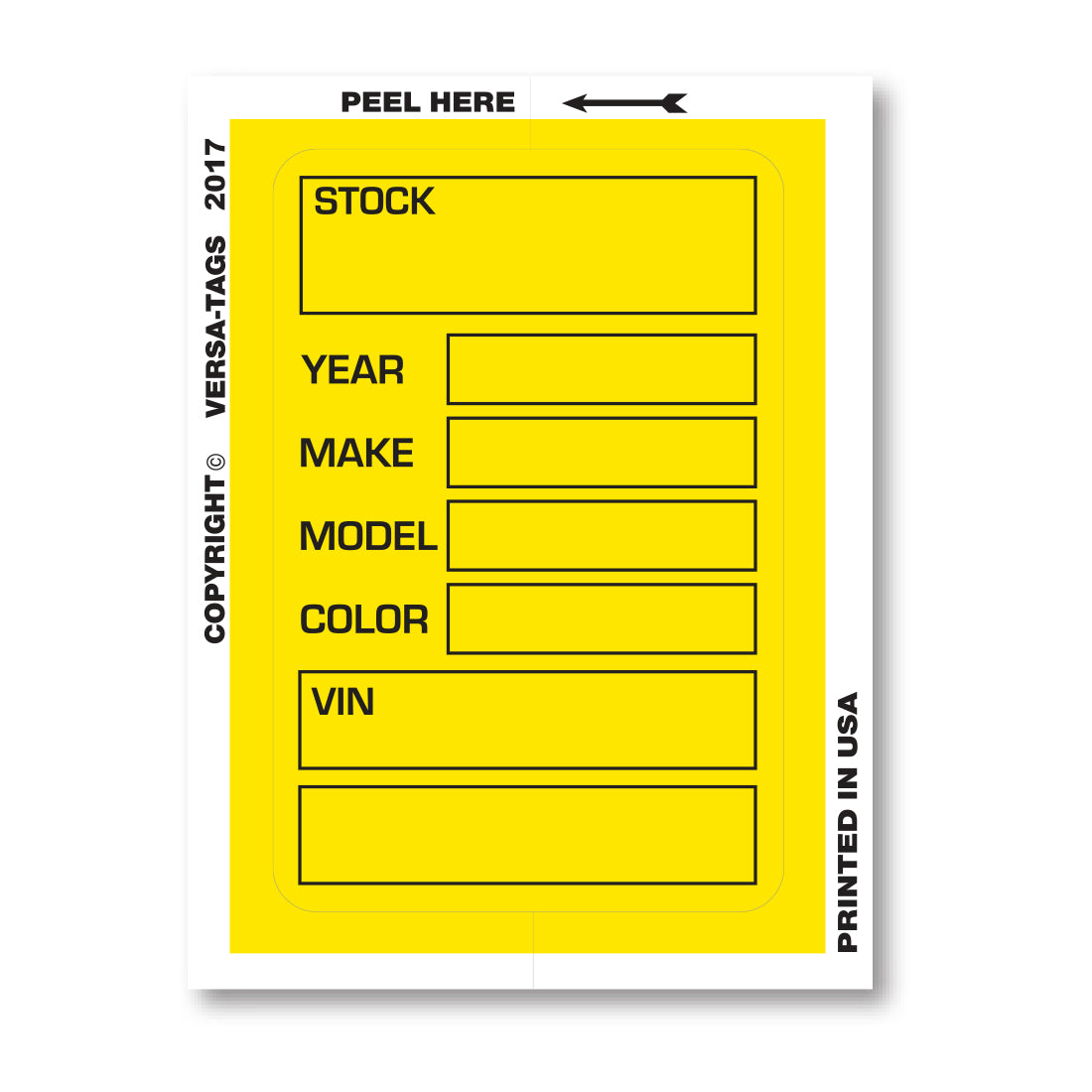 KLEER-BAK™ Stock Stickers