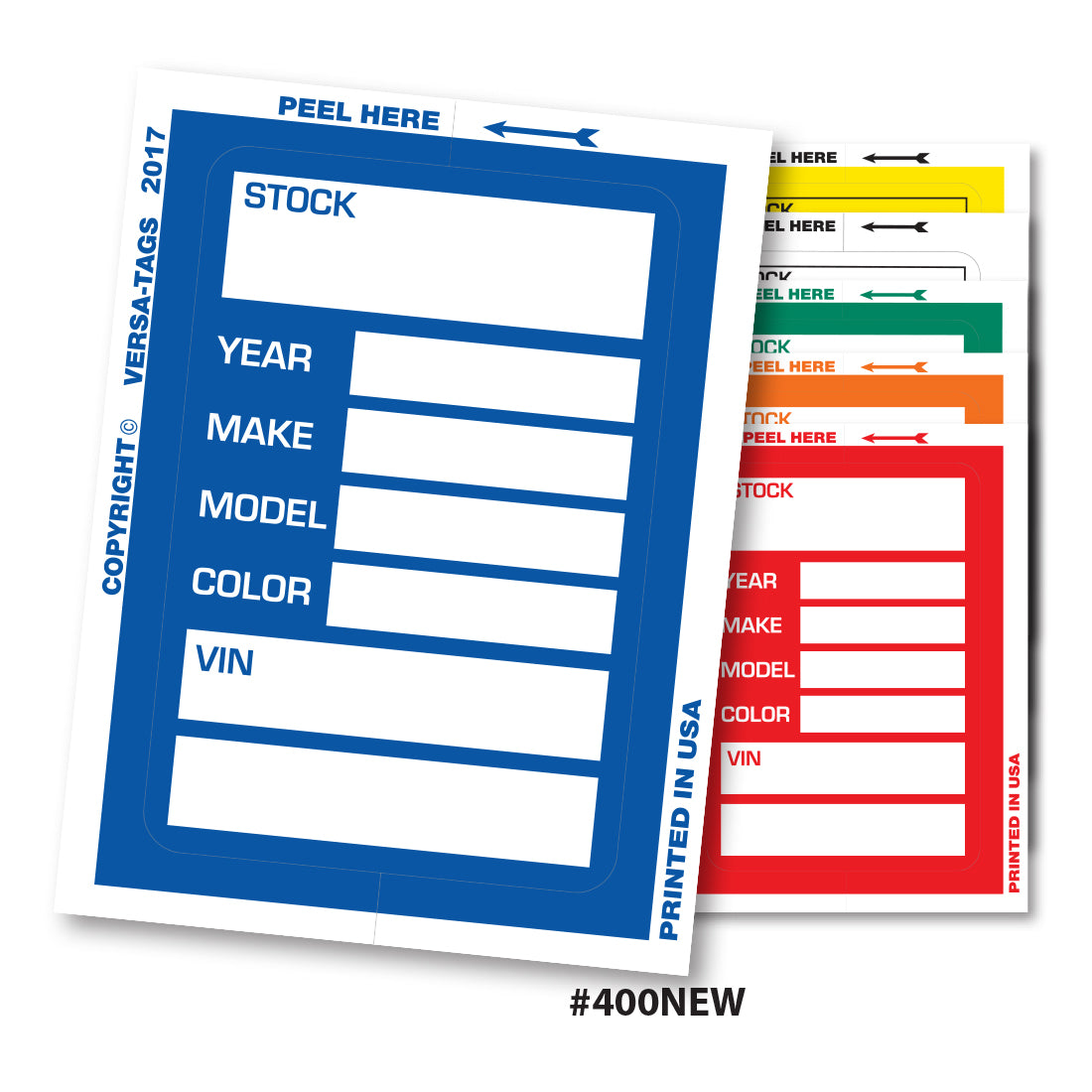 KLEER-BAK™ Stock Stickers