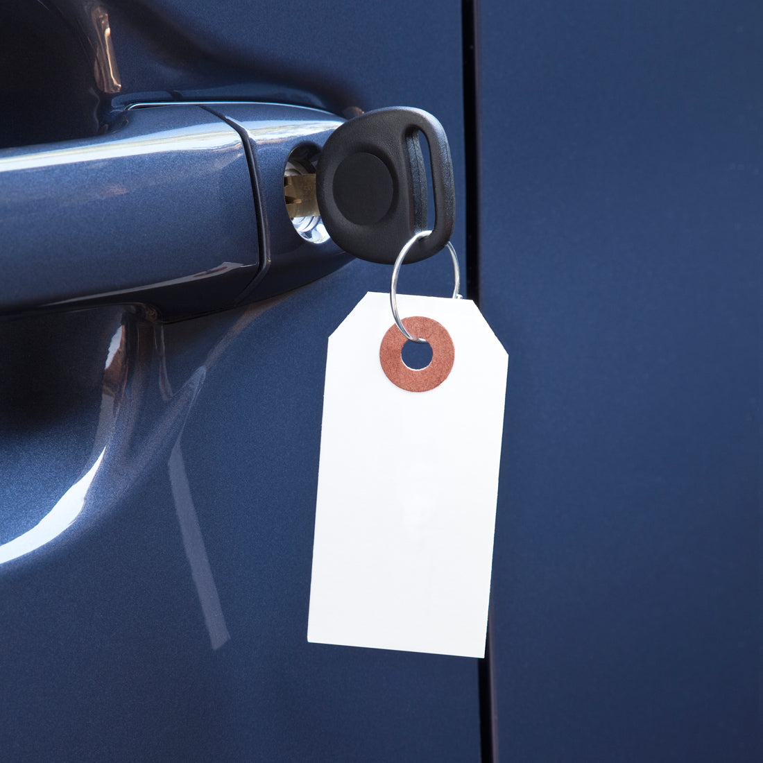 Paper Key Tags w/Metal Rings 1000/pk
