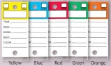 Genuine Versa-Tags® Key Tags Color Top